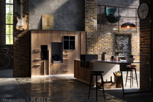 Визуализация интерьера в стиле LOFT