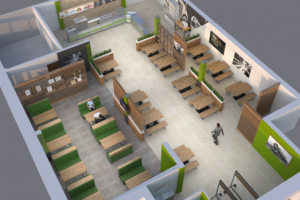 Визуализация столовой РЖД