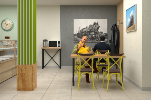 Визуализация буфета для РЖД