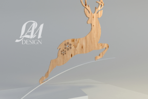 Фигурка оленя на подставке