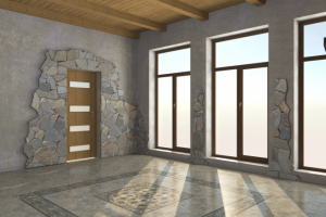 Визуализация комнаты отдыха под отделку