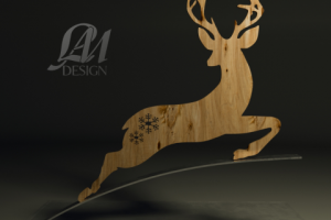 Фигурка оленя на подставке