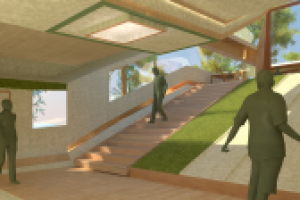 Интерьеры домика турбазы