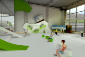 Холл в здании вело-выставки