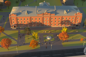 Визуализация старых казарм в Ногинске