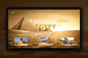 Первый экран для Туристической компании