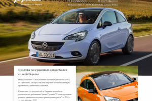 Сайт для польской компании по продаже автомобилей