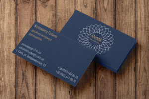 Визитная карточка для дизайнера интерьеров