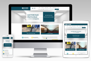 Landing-Page по продаже натяжных потолков — euro-potolok72.ru