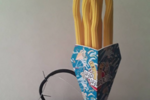 Рекламный стенд для сети быстрого питания