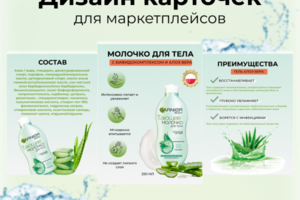 Дизайн карточек для маркетплейсов