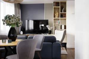 Визуализация 1 комнатной квартиры (3 ракурс)