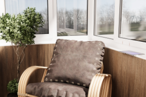 Визуализация 1 комнатной квартиры ( 6 ракурс)