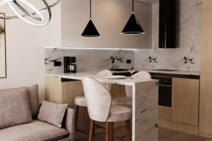 Визуализация гостинной (2 ракурс)