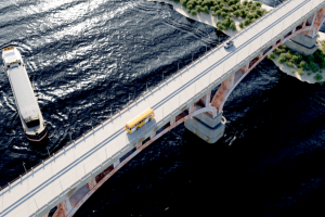 Художественная визуализация моста (2 ракурс)