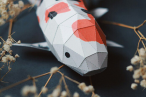 Полигональная бумажная фигура