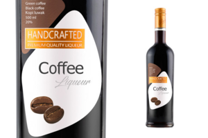Дизайн этикетки для ликера "COFFEE OASIS"
