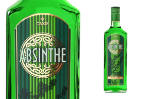 Дизайн этикетка "Absinthe Oasis"