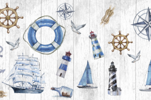 Коллаж на морскую тематику