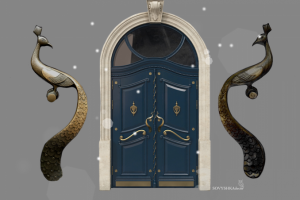 Дверная ручка «Жар Птица»