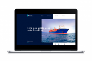 Лендинг для портовой организации