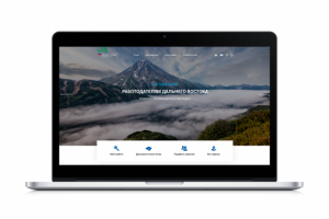 Дизайн главной страницы информационного сайта