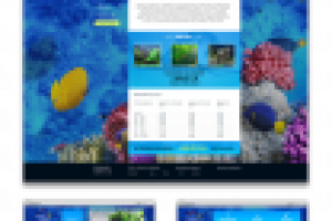 Дизайн сайта компании по обслуживанию аквариумов