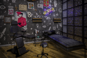 Интерьер тату студии 2