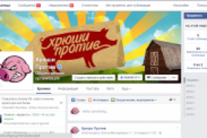 SMM для Хрюши Против (Facebook)