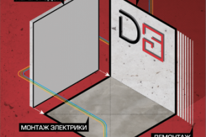 Рекламный постер для ООО"Д5" // Владивосток