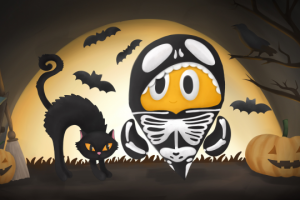 Персонаж геолокация-Хеллоуин