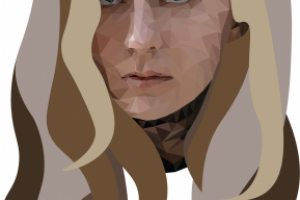 Портрет (полигональный)