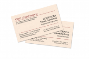 ООО "СпецПроект" — личная визитка.