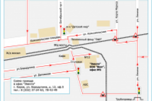 схема проезда