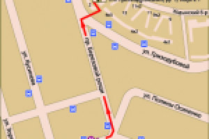 схема проезда