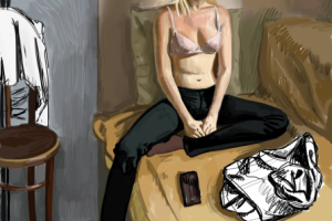 Портрет девушки с натуры