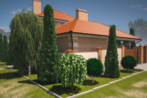 Эскизный проект ландшафта