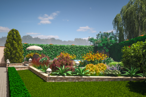 Эскизный проект ландшафта