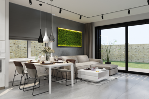 Дизайн кухни-студии