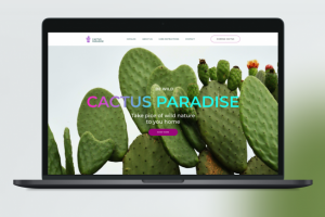 Первый экран для интернет-магазина