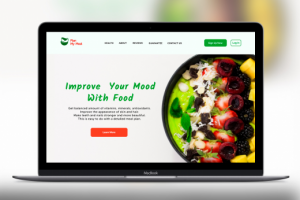 Дизайн Лендинга для Программы питания