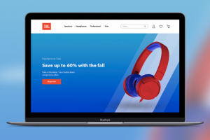 Дизайн яркого первого экрана