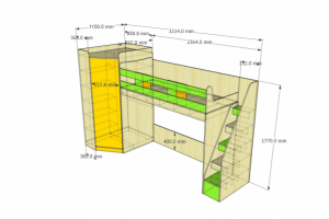 Отрисовка модели в SketchUp, для клиента.