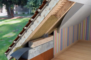 Утепление крыши пеностеклом