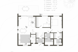 Жилой дом 98 м2, Московская область.