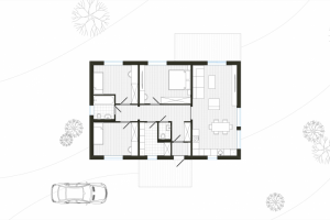 Жилой дом 100кв. м., для компании "Бетотек", г. Челябинск.
