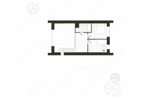 Жилой дом в стиле барнхаус, площадь дома 88 м2, в г. Улан-Удэ