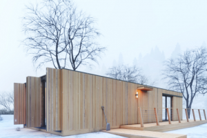 Концепция дома из морских контейнеров, 52,1 м2