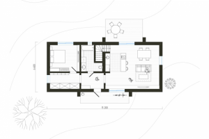 Жилой дом 99 кв.м. (1 этаж)