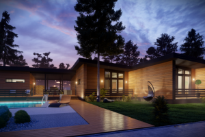 Жилой дом "Тетрис" в п. Фантастика (Челябинская область)